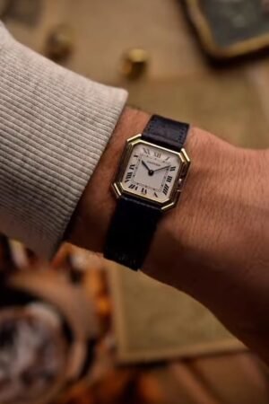 Classic Luxury Wristwatch Close-Up