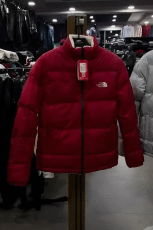 Red Puffer Winter Jacket – Premium Warmth & Comfort